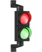 Resim Mesan Ø100mm Ledli İkili Trafik Lambası 24vdc Ms 8031.1.2.12-24vdc 