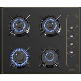 Resim Kumtel B66-SF2 AT 4PRO - KO-40TAHDF - DA6-835 Rustik Siyah Ankastre Set 