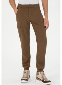 Resim U.s. Polo Assn. Erkek Haki Pantolon Kanvas-chino 50297758-vr027 Haki 