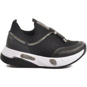 Resim Aspor Siyah Taş İşlemeli Kadın Sneaker Çok Renkli 