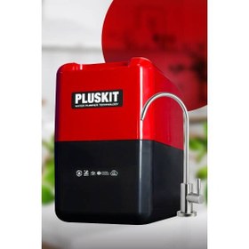 Resim Pluskit 8 Litre 15 Aşama Mineralli 75 GPD Su Arıtma Cihazı KS0010 