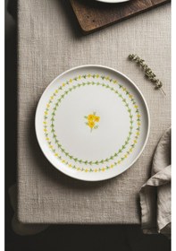 Resim Bernardo Mimoza 6 Parça Pasta Takımı Beyaz - Sarı 