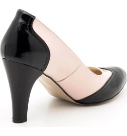 Resim Costo Shoes 1954 Pudra Siyah Büyük Numara Kadın Ayakkabıları 