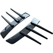 Resim Suntek 2 Parça Hafif Otomobil Aksesuarı Araba Yan Karbon-fiber 