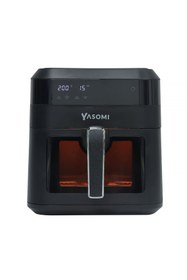 Resim Yasomi Y60 Airfryer 1300w 6 Lt Akıllı Fritöz Siyah ( Türkiye Garantili) 