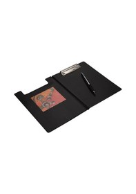 Resim 2K A5 Küçük Boy Pvc Kapaklı Sekreter Blok Tablası Dikkat Sadece A5 Evraklar Için Uygundur 