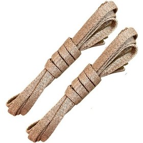 Resim 70 Cm Yassı Mumlu Bağcık, Spor Klasik Ayakkabı Bağcığı Ipi, 1 Çi 
