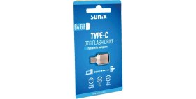 Resim Global Sunix 64Gb.Type-C ve Usb 3.0 Hızlı Usb Flash Bellek Otg Çift Girişli Metal Sağlam Orjinal 