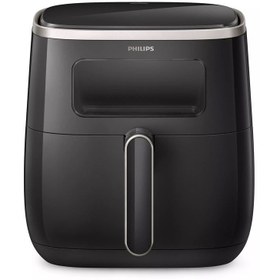 Resim Philips Rapid Air Teknolojili Yeni Model Pişirme Tencereli Airfryer XL 