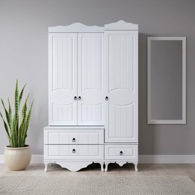 Resim Mercan 2 Kapaklı Çekmeceli Portmanto (K512) 