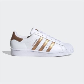 Resim Adidas FX7484-K Superstar W Kadın Spor Ayakkabı Beyaz 