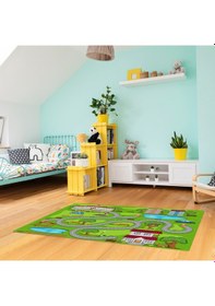 Resim Carpdress Desenli Kaydırmaz Oyun Halısı 100 X 150 Cm S Desen 