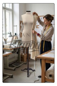 Resim Manken İstanbul 36 Beden Yüksek Kalite Döküm Ayak Fransız Profesyonel Prova Mankeni Terzi Mankeni 