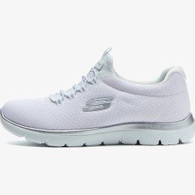 Resim Skechers 12980tk-wsl Summits Kadin Spor Ayakkabi 12980TK-WSL-R4834 Beyaz - Gümüş 