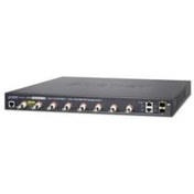 Resim PL-LRP-822CS 8-port Coax + 2-port 10/100/1000T + 2-port 100/1000X SFP Long Reach PoE over Coaxial Managed Switch 