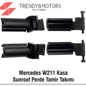 Resim Mercedes W211 Kasa için Sunroof Güneşlik Perde Tamir Seti Mercedes