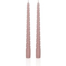 Resim Burgu Şamdan Mumu 2li Set Rose 29 Cm 