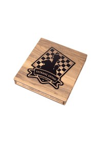 Resim İsme Özel Kutulu Satranç Takımı Vıp Özel Tasarım Satranç 