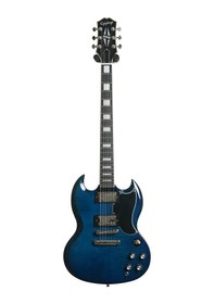 Resim Epiphone Sg Custom Figured Elektro Gitar Viper Blue 