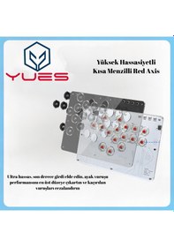 Resim Yues Rgb Arcade Stick Fighting Stick Ps4/ps3/pc/steam/android/Apple Uyumlu iOS 