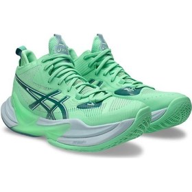 Resim Asics Metarıse 2 Erkek Vital Green/carrier Grey Voleybol Ayakkabısı 1051a089-300 Vital Green/carrier Grey 