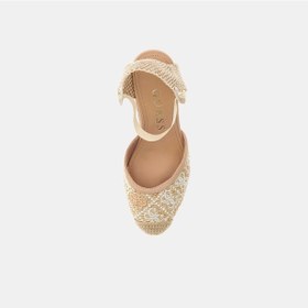 Resim Guess Kadın Topuklu Sandalet Fljcryfal04 White-multicolor Beyaz - Çok Renkli 