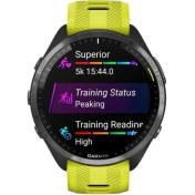 Resim Garmin Forerunner 965 - Karbon Gri Dlc Titanyum Sarı | Siyah Akıllı Saat 