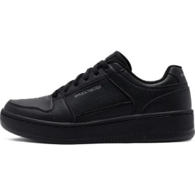 Resim Skechers Sport Court 92-Vistaway Memory Foam Mens Sneaker Hafızalı Taban Erkek Günlük Spor Ayakkabı Siyah 