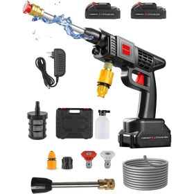 Resim Thomax Şarjlı Ve Yüksek Basınçlı Oto Yıkama Makinesi Ve Sulama Tabancası Bahçe Yıkama Makinesi 