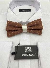 Resim Brianze Kahverengi Noktalı Papyon Kahverengi 