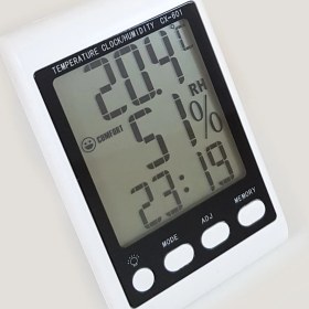 Resim Tekno İstanbul Termometre Sıcaklık, Nem Ölçer Saati 