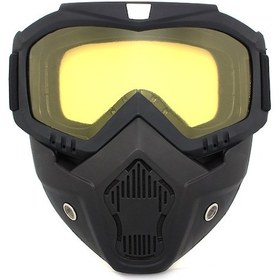 Resim Yystore THS2032 Motokros Maskesi Binicilik Gözlüğü 