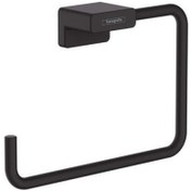 Resim Hansgrohe Addstoris Halka Havluluk Satin Siyah 