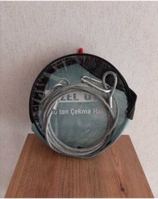 Resim Çeki Halatı Çelik Izoleli Oto Çekme Halatı 3,5 Ton 