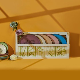 Resim Tahta Dekor Dekoratif Bamboo Temalı Duvar Rafı - 50x25x8 cm 