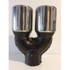 Resim Egzozcum 90 Mm. Düz Eşit Paslanmaz Krom Egzoz Ucu Eksoz Başlığı 1 adet 