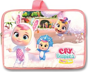 Resim Cennec Yatay CRY Babies Pembe Tablet Çantası - Kız Çocuk - 10,9 inç ve Altındaki Tabletler İçin Uyumlu 