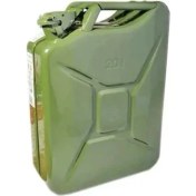Resim Gelg Gelg Askeri Tip Metal Benzin Yakıt Bidonu 20 Lt Meridyendukkan 