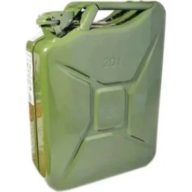Resim Gelg Gelg Askeri Tip Metal Benzin Yakıt Bidonu 20 Lt Meridyendukkan 