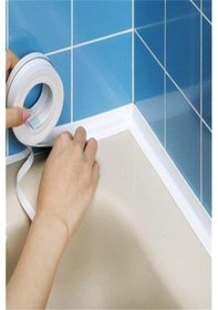 Resim 3,2 Mt Su Sızdırmaz Geçirmez Bant Lavabo Küvet Tezgah Kenar Bandı Banyo Mutfak Pencere Yalıtım Bandı 