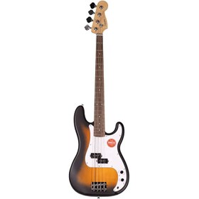 Resim Squier 0379700503 Debut Precision Bass Gitar (2-Color Sunburst) | Başlangıç Seviyesi Laurel Klavye ve Uygun Fiyatlı P-Bass 