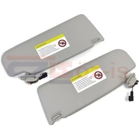 Resim Vw Passat Bora Polo G4 2005+ İç Güneşlik Gri Elektrikli - Öz-iş 