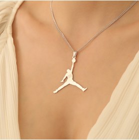 Resim EskiJewelry 925 Ayar Gümüş Jordan Kolye 