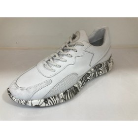 Resim LUCIANO BELLINI Gerçek Deri Erkek Beyaz Sneaker 