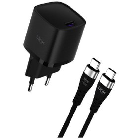 Resim Linktech G844 Premium 25W Qc4.0 Gan Type-c Kablolu Şarj Aleti Set 