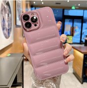 Resim lionmycase aksesuar Iphone 12 Pro Max Kılıf Kamera Lens Korumalı Arkası Kasis Dalgalı Renkli Silikon Kapak 