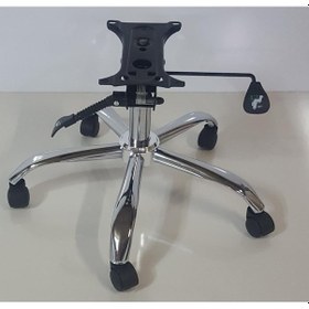 Resim Kamusalmarket Yıldız Ayak+Teker+Krom Piston Ve Çift Kollu Mekanizma 
