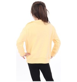 Resim Toontoy Kids Toontoy Kız Bebek Baskılı Sweatshirt Sarı 