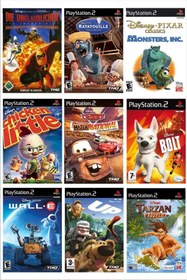 Resim Tigdes Playstatıon 2 - Dısney Çocuk Oyunları 9 Oyunluk Set - Sadece Çipli Cihazlar Için! 
