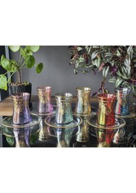 Resim Konyax Çay Seti 12 Parçalık Elızabeth Lüsterli Karışık Renkli 